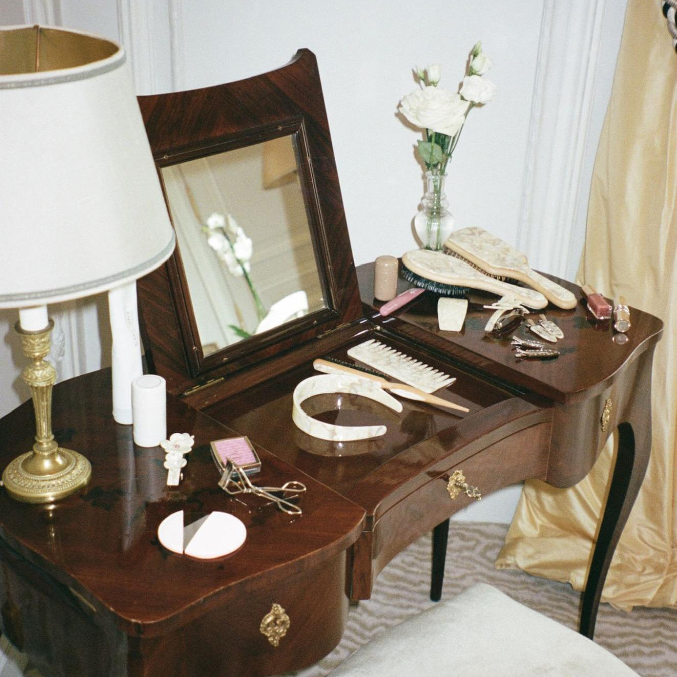 assorted chantilly products on furniture