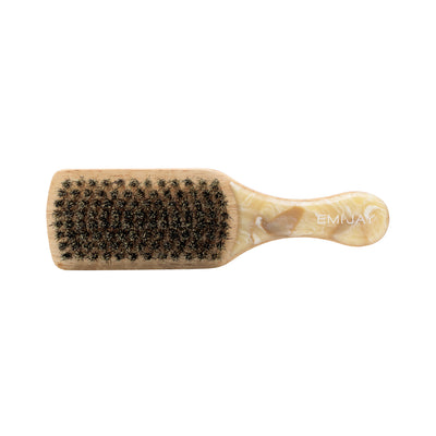 Mini Boar Bristle Brush in Chantilly bristle view